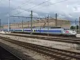 TGV Est-Européen en la estación de Luxemburgo.