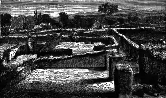 Zona arqueológica de Tula, en 1889.