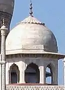 'Chhatri de esquina del Taj Mahal