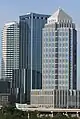 El One Tampa City Center junto al SunTrust Financial Centre y el Bank of America Plaza