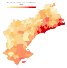 Densidad de población (2018)