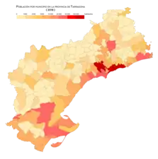 Población por municipio (2018)