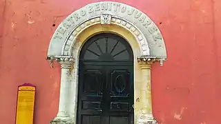 Teatro Benito Juáreze en Metztitlán.