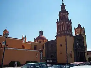 Santuario Diocesano de Nuestra señora de Guadalupe en San Juan del Río.
