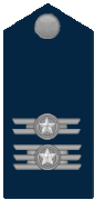 Insignia de teniente coronel de la Fuerza Aérea Brasileña.