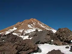 Pico del Teide en invierno.