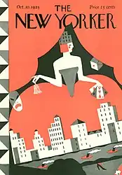 Portada de Karasz para The New Yorker, 10 de octubre de 1925