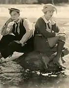 Con Buster Keaton en The Balloonatic (1923)
