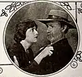 Escena de The Covered Wagon (1923), con Ernest Torrence y Lois Wilson