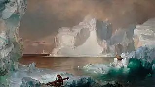 Frederic Edwin Church, The Icebergs, 1861