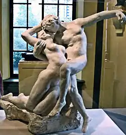 La Eterna Primavera (1888) como una de las escenas de El beso ideadas por Rodin