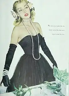 Anuncio en una revista de novedades para damas, de 1948.