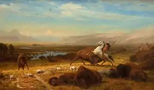 The Last of the Buffalo, Albert Bierstadt.