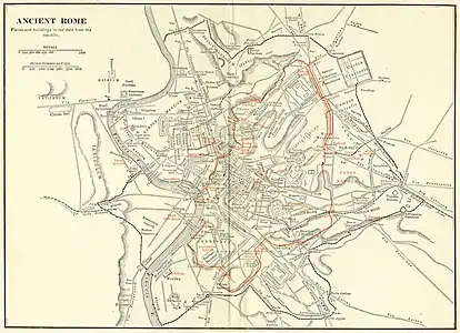 Topografía de la Antigua Roma