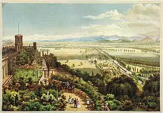 Castillo Chapultepec (Ciudad de México) 1850