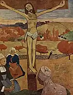 Cristo amarillo, de Paul Gauguin, Postimpresionismo.