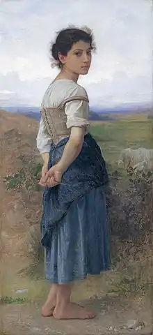 La joven pastora, by William-Adolphe Bouguereau.