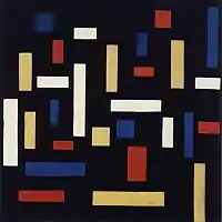 Composición VII (Las Tres Gracias) (1917), de Theo van Doesburg, Mildred Lane Kemper Art Museum, Saint Louis, Missouri.