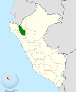 Distribución geográfica de la tangara sencilla.