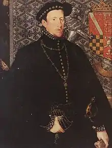 Thomas Howard, cuarto duque de Norfolk por Hans Eworth, 1563.