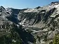 El lago Upper Thornton en el Parque nacional de las Cascadas del Norte (EUA).