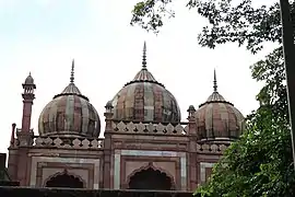 Detalle de las tres cúpulas
