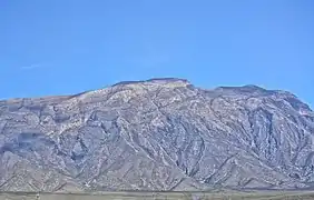 Cerro Tía Chena visto desde Mina, Nuevo León