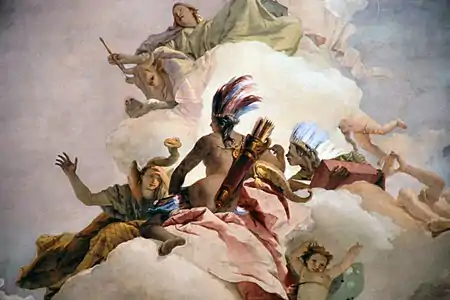 Fresco obra de Giovanni Battista Tiepolo