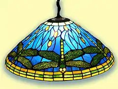 Lámpara Libélula, de Louis Comfort Tiffany.