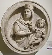 Madonna col Bambino, de Tino de Camaino.