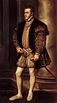 Felipe II, hacia 1554