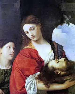 Salomé, de Tiziano, ca. 1515.