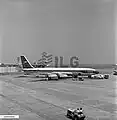 El avión visto el 3 de agosto de 1965 en el Aeropuerto Internacional de Tokio-Haneda