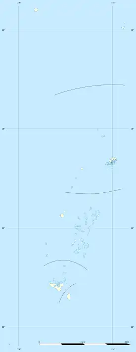 Nukualofa ubicada en Tonga