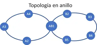 Topología en anillo.  Concepto