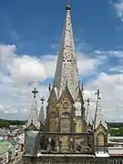 Una torre de la catedral.