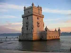 Torre de Belém en Lisboa.
