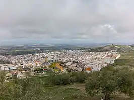 Vista de Torredelcampo desde el Cerro de Santa Ana