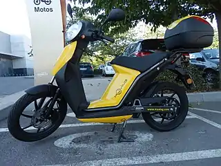 Una scooter eléctrica hecha en España.