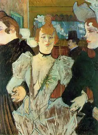 La Goulue entrando al Moulin Rouge (1892)