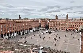 La Place du Capitole, siglo XIX.