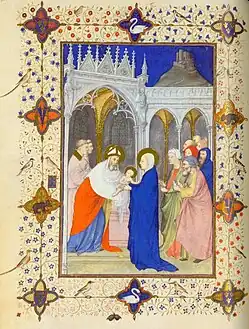 La présentation au temple, f.149v.