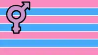Bandera del orgullo trans (Diseño de Andrew)