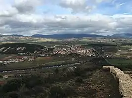 Vista de la población de Trespaderne