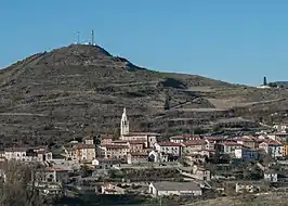 Vista de la villa de Treviño