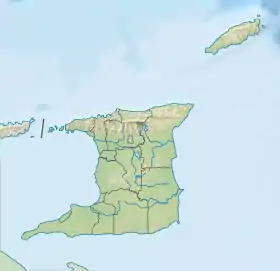 Isla Caledonia ubicada en Trinidad y Tobago