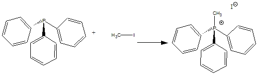 síntesis del ioduro de trifenilmetilfosfonio
