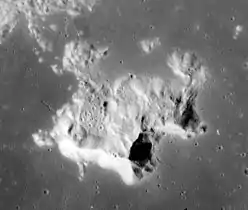 Pico central. Imagen Apolo 15