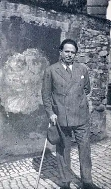 Tucholsky en París, en 1928.