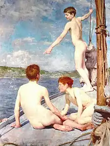 Los bañistas (1889).